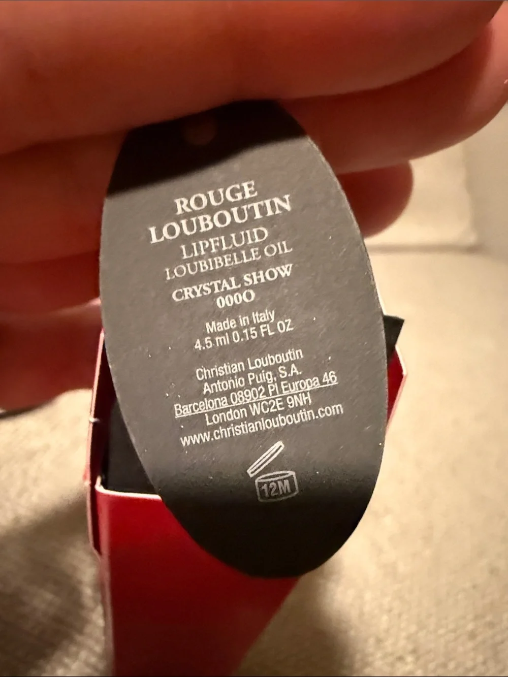 Christian Louboutin image shows